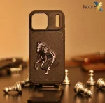Embroidered Horse iPhone Case (Brown Edition) - Image 3