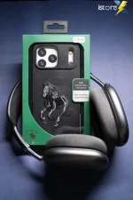 Embroidered Horse iPhone Case (Black Edition) - Image 3